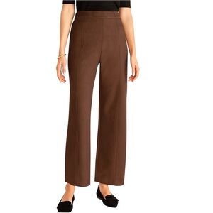 Ann Taylor petite Women’s  faux suede Brown Pants new no tag